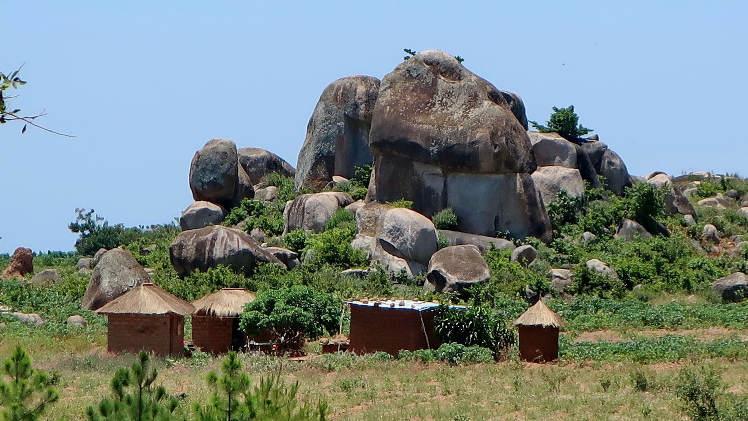 Rocks on the way to the Kahagara Cross on the Ukerewe island
